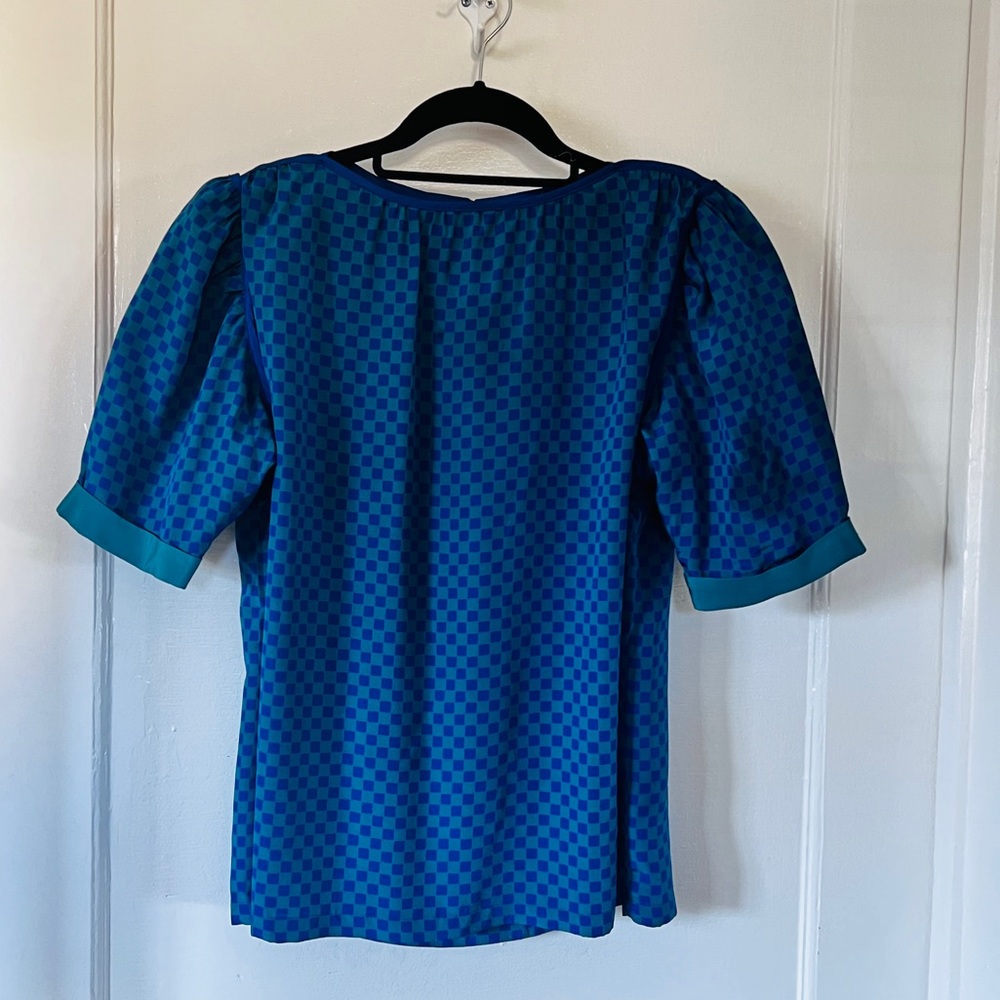 Liz Claiborne Vintage Checkered Top